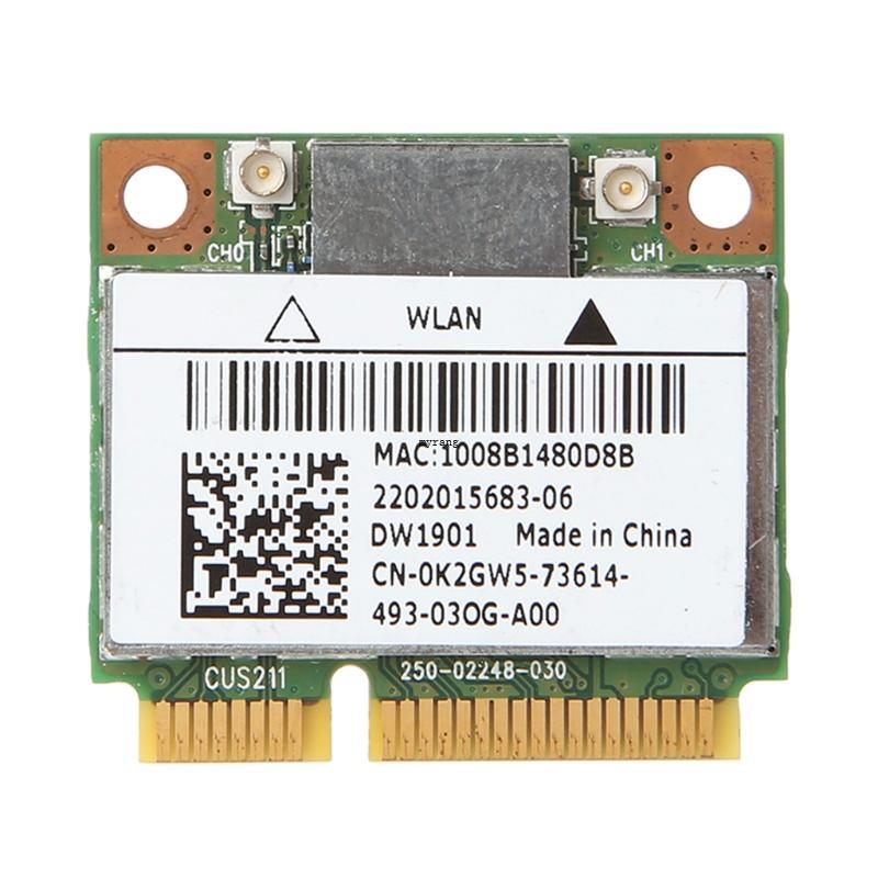 MG สําหรับ DW1901 AR5B22 Dual Band Half Mini PCI-E WiFi BT4 0 เข้ากันได้กับ