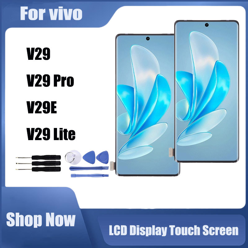 สําหรับ vivo V29 V29E V29 Pro V29 Lite จอแสดงผล LCD หน้าจอสัมผัสเปลี่ยน