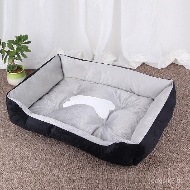 JMGBolsterBedPillowgyBed|BedforMediumtoLarges-PlushPPCotton-FilledBedwithPillow, Non-Slip Bottom, 30