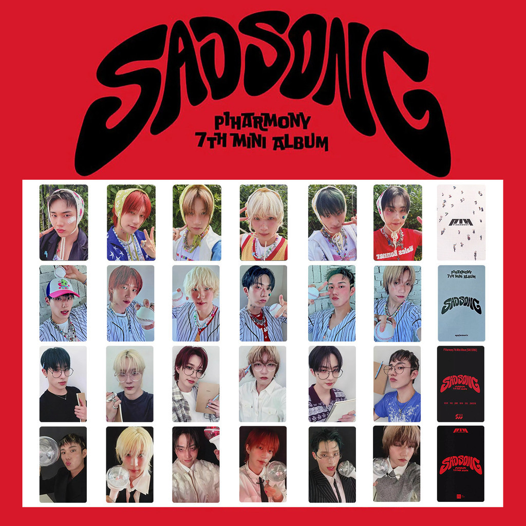 P1Harmony รวมสินค้า Photocard SAD SONG อัลบั้มสไตล์เดียวกัน Photocard Bonus Photocard P1ece