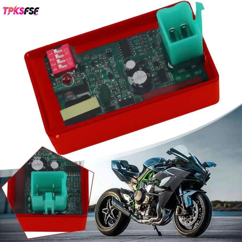 TPKSF 4 Pin Starter CDI, 4 Pin Dual Plug รถจักรยานยนต์ CDI Igniter, ทนทานเครื่องยนต์จุดระเบิด CDI โม