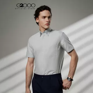 G2000 เสื้อเชิ้ตแขนสั้นแบบทางการสำหรับผู้ชาย Smart Fit รุ่น 4613197242 GREEN
