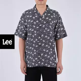 LEE เสื้อเชิ้ตแขนสั้นผู้ชาย รุ่น LE S326MSHSF07 สีดำ