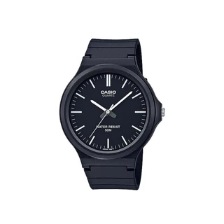 CASIO นาฬิกาข้อมือ CASIO รุ่น MW-240-1EVDF วัสดุเรซิ่น สีดำ