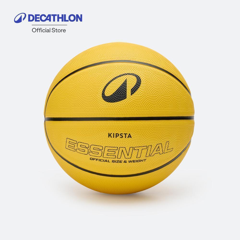 Decathlon Beginners' Size 5 Basketball ลูกบาสเกตบอลเบอร์ 5 สำหรับผู้เริ่มต้นที่อายุไม่เกิน 10 ปี รุ่น R100 - Yellow