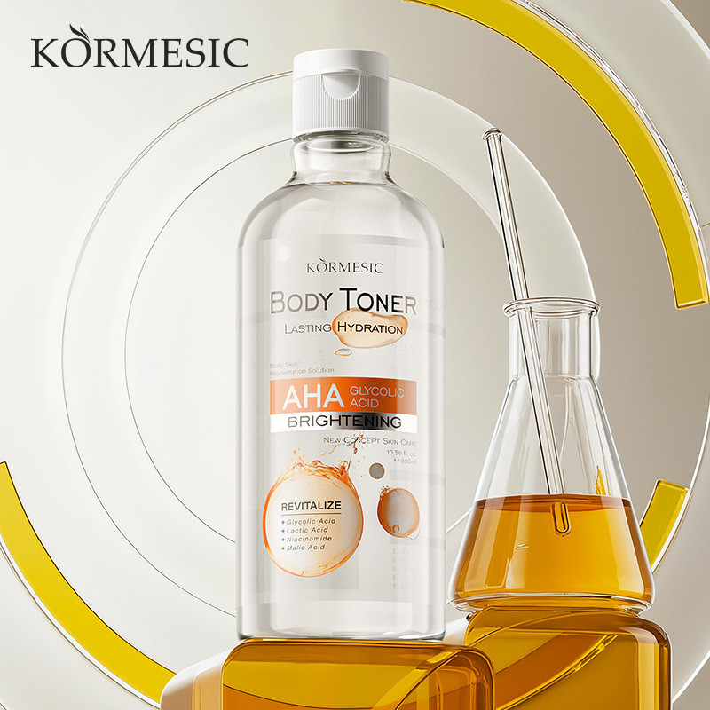 พร้อมสต็อก KORMESIC เวอร์ชัน AHA Body Toner Toner Moisturizing Skin Care Q0811