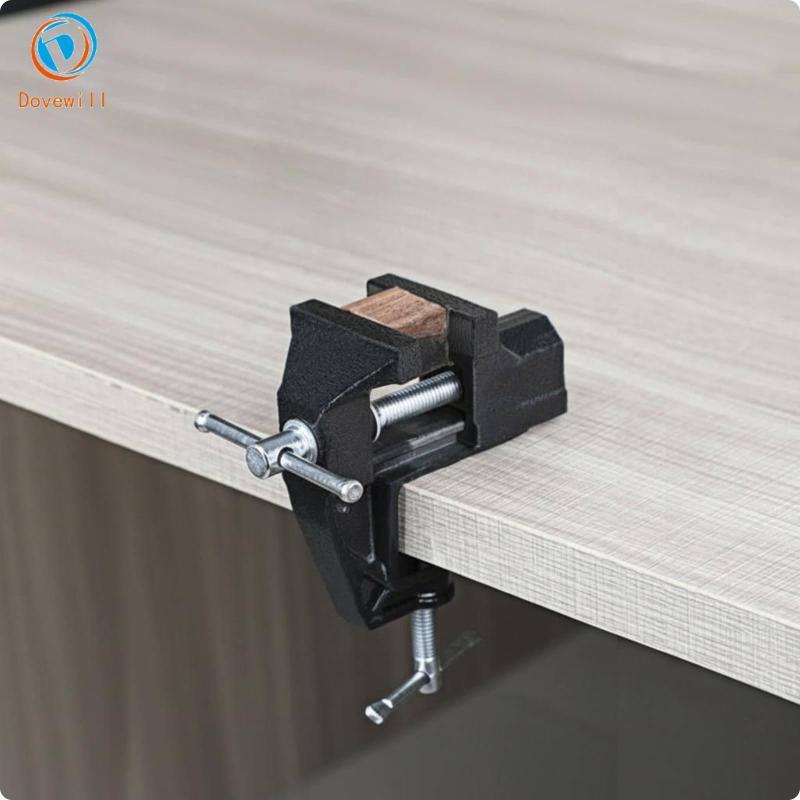 [Jzvphq] Mini Workbench Clamp Cast Steel Table Bench Vise เครื่องมือสําหรับงานหนักสําหรับงานไม้ Work