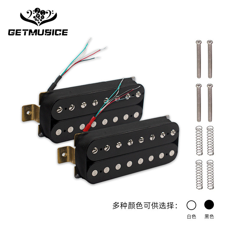 ราคาต่ํา Seckill กีตาร์ไฟฟ้า Double Coil Pickup Guitar 8 String Double Block Pickup Blade กีตาร์ไฟฟ้