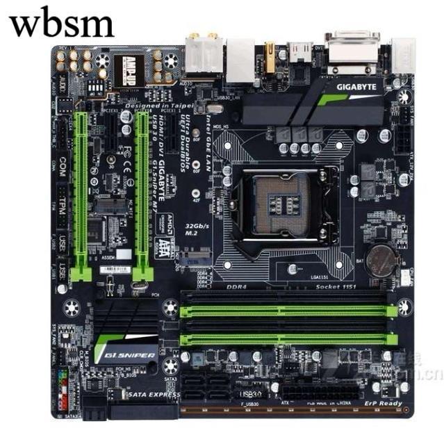 [คอลัมน์เมนบอร์ด] Gigabyte/Gigabyte G1.Sniper M7 เมนบอร์ด MATX รองรับ NVME DDR4 1151 Pin 67th Genera