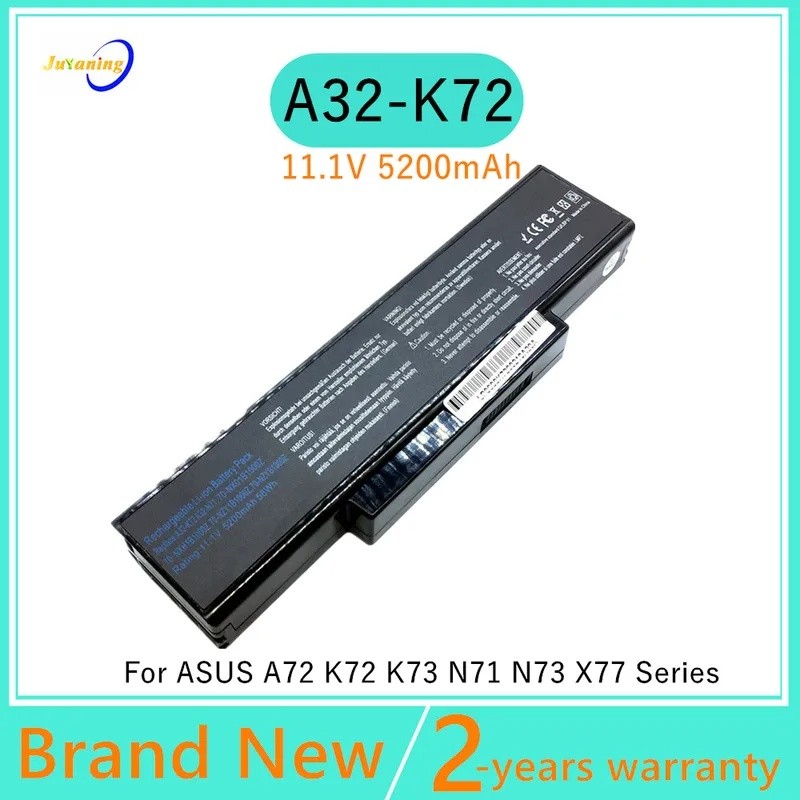 แบตเตอรี่แล็ปท็อปใหม่สําหรับ Asus N73 N73F N73G N73J N73JG N73JN N73JQ N73Q N73S N73SD N73SL N73SN N