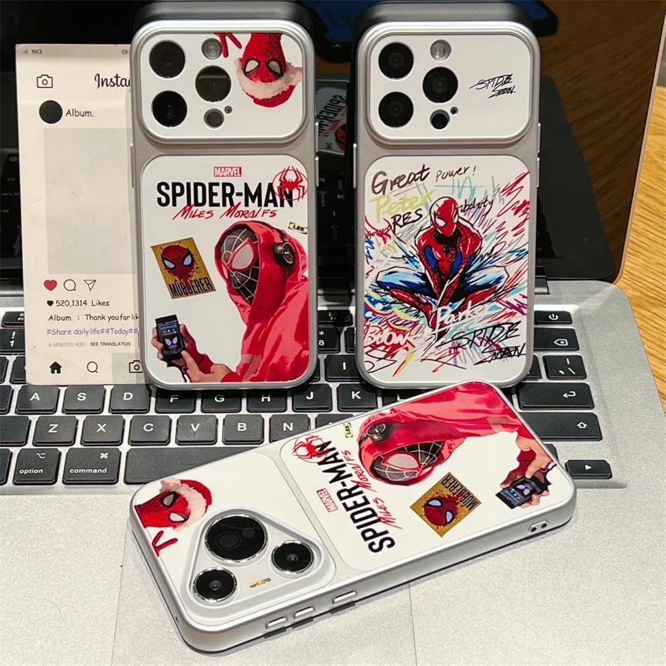 Spiderman เคสโทรศัพท์สําหรับ iPhone11 12 13 14 15 16 17 12Pro Max 13 Pro Max 12 Pro 14plus 15 Pro Ma