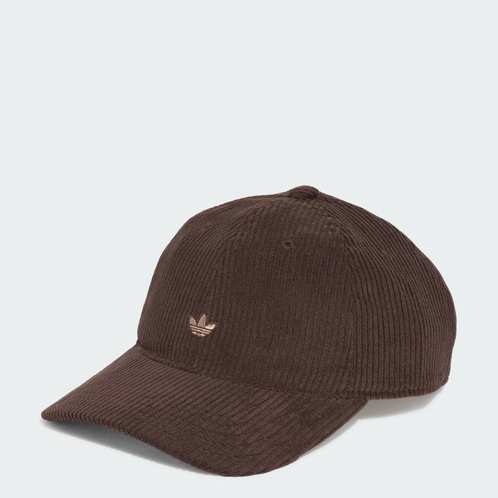 adidas Lifestyle Corduroy Baseball Cap Unisex Brown KR6755