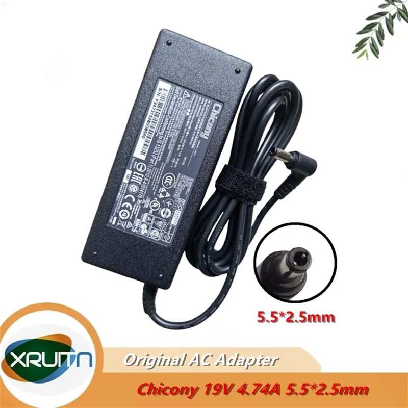 ของแท้ Chicony A10-090P3A 19V 4.74A 90W 5.5x2.5 มม.A16-090P1A อะแดปเตอร์ AC สําหรับ MSI PS42 A15-090