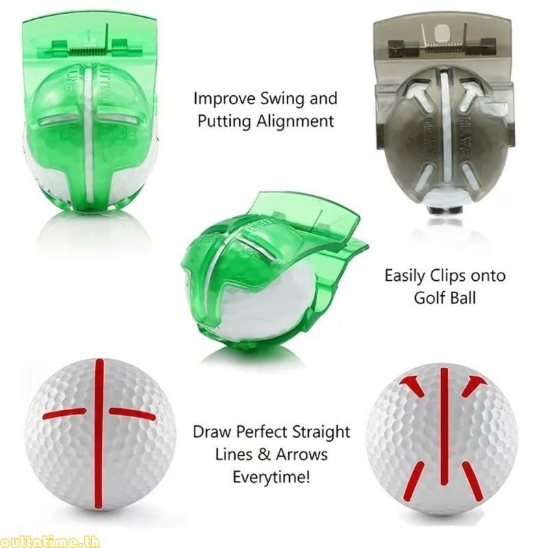 Time Golf Line Marker Putting Golf Line Liner Marker Golf Alignment Aids