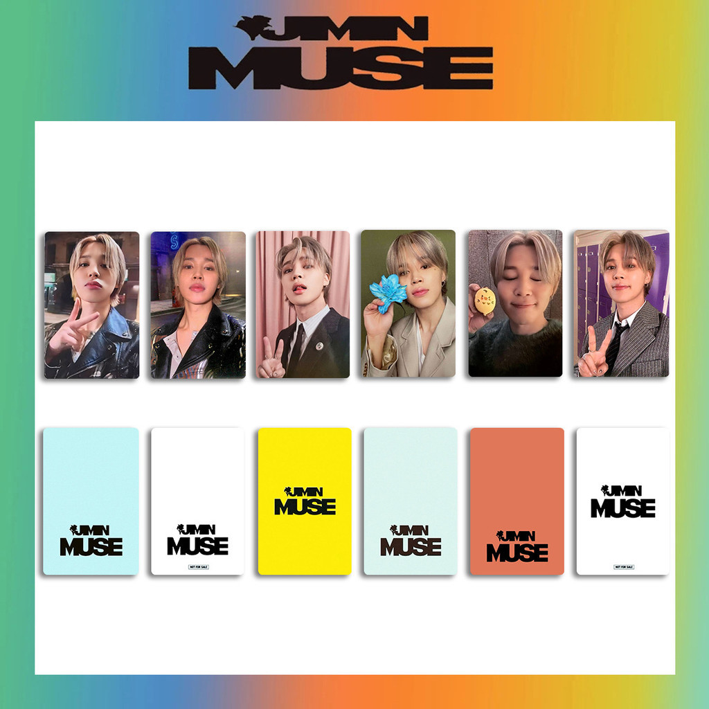 Park JIMIN JIMIN สินค้าสไตล์เดียวกัน PHOTOCARD MUSE การ์ดสุ่มโฟโต้การ์ดพิเศษ PHOTOCARD