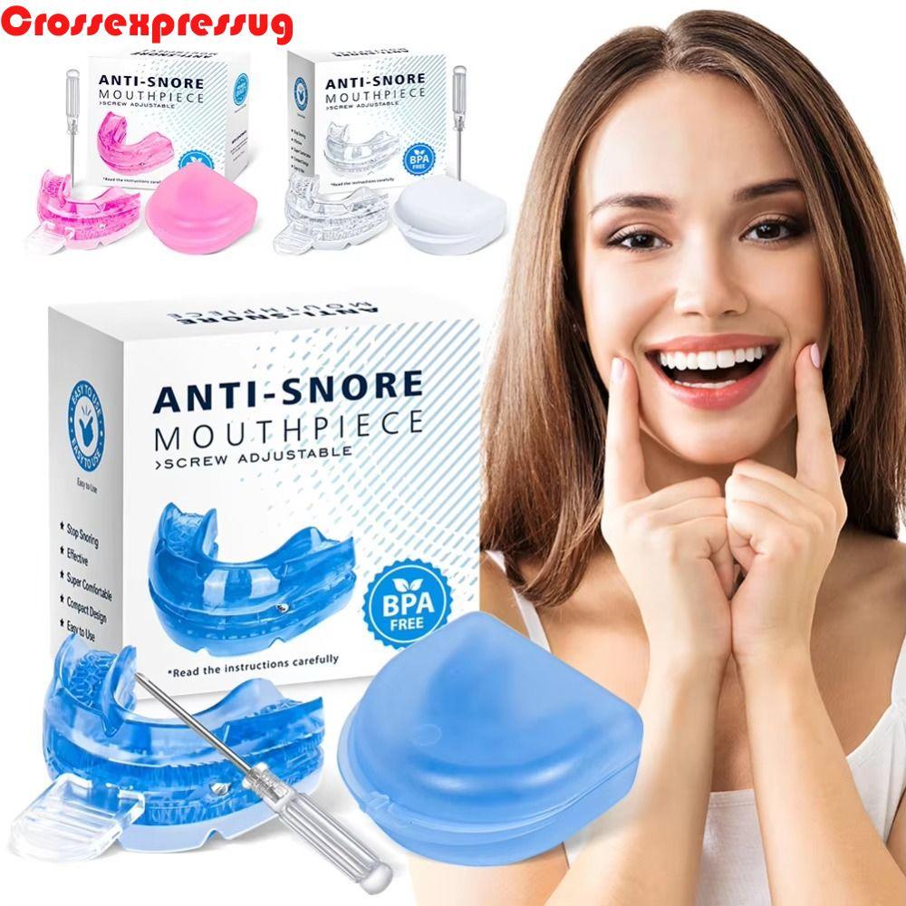VORTEX Anti Snoring Mouth Guard, ปรับพร้อมกล่องเก็บ Anti-Snoring Mouthpiece ปรับปรุง Sleep สบายหยุด 