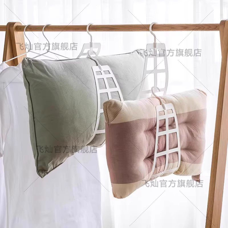 New product rack with net pockets for drying pillows, windproof pillow net rack, doll drying rack, o
