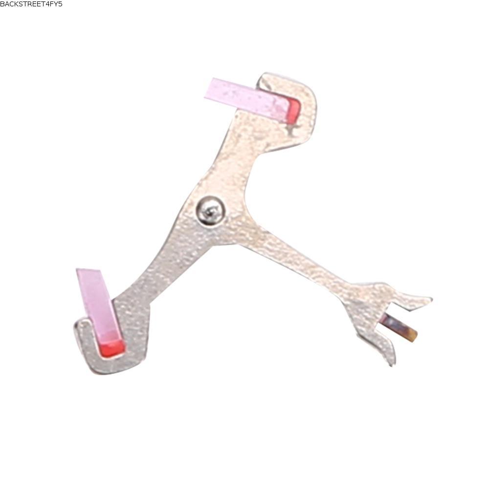 BACKSTAGEEET4FC3 Watch Movement Replacement Part, Alloy Silver Watch Movement Escapement Fork, ขนาดเ