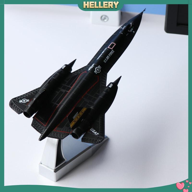 [HelleryTH] 1:144 SR-71A Blackbird Reconnaissance Plane Diecast Model Home Desk Ornament