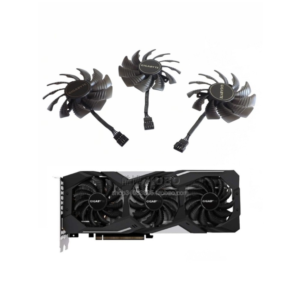 [อุปกรณ์ระบายความร้อน] พัดลมการ์ดกราฟิก Gigabyte RTX2060 2070 GTX980 1060 1070 1080