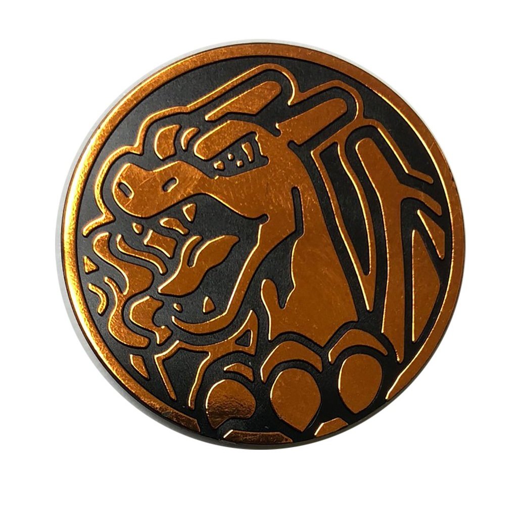 Official Pokémon Coin Lizard Holofoil Shiny Trading Card Game Flip Coin