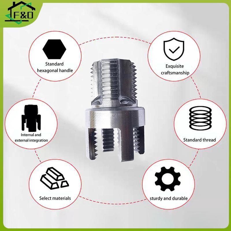 F&O 1/2 "3/4" PPR Threader Integrated Internal External Pipe Threader Kit.