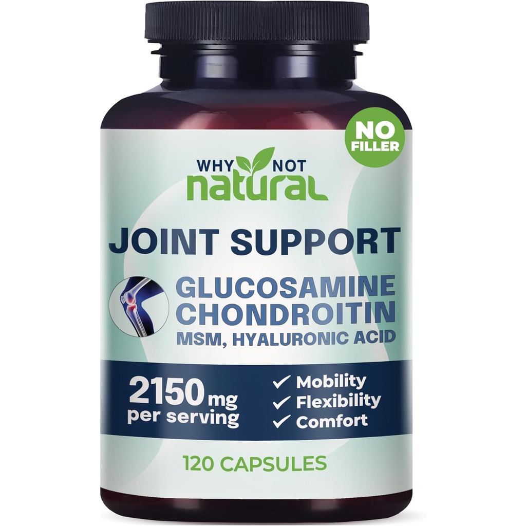 ทําไม Not Natural Glucosamine Chondroitin, M, Joint Support s - Knee Pain Joints Health Suppplement 