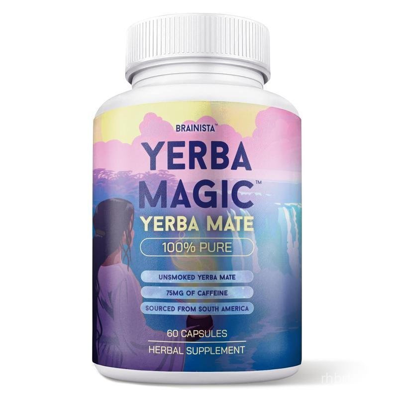 Yerbah Magic Capsules-ชามาไดบริสุทธิ์ & 5 in 1 Super Mixed Tea |   อาหารพลังงานธรรมชาติที่สะอาด 60 แ