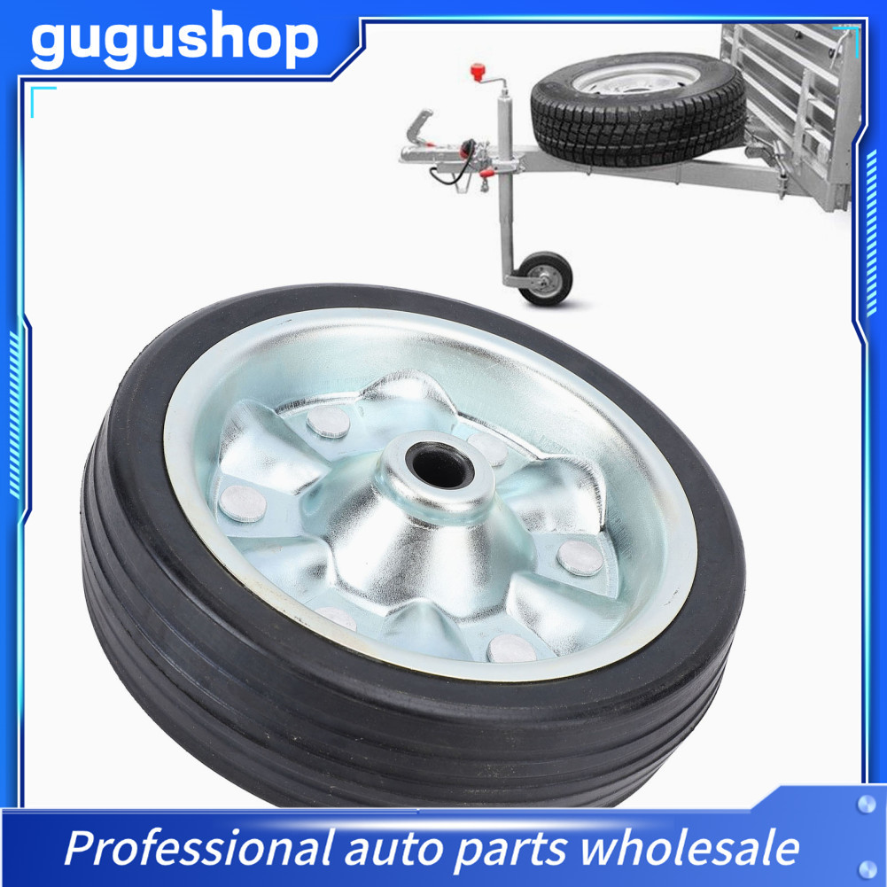 Gugushop Gugushop 8 นิ้ว RV แจ็คล้อ Heavy Duty 1500lbs ความจุโหลด Trailer 54 มม.ล้อหมุน