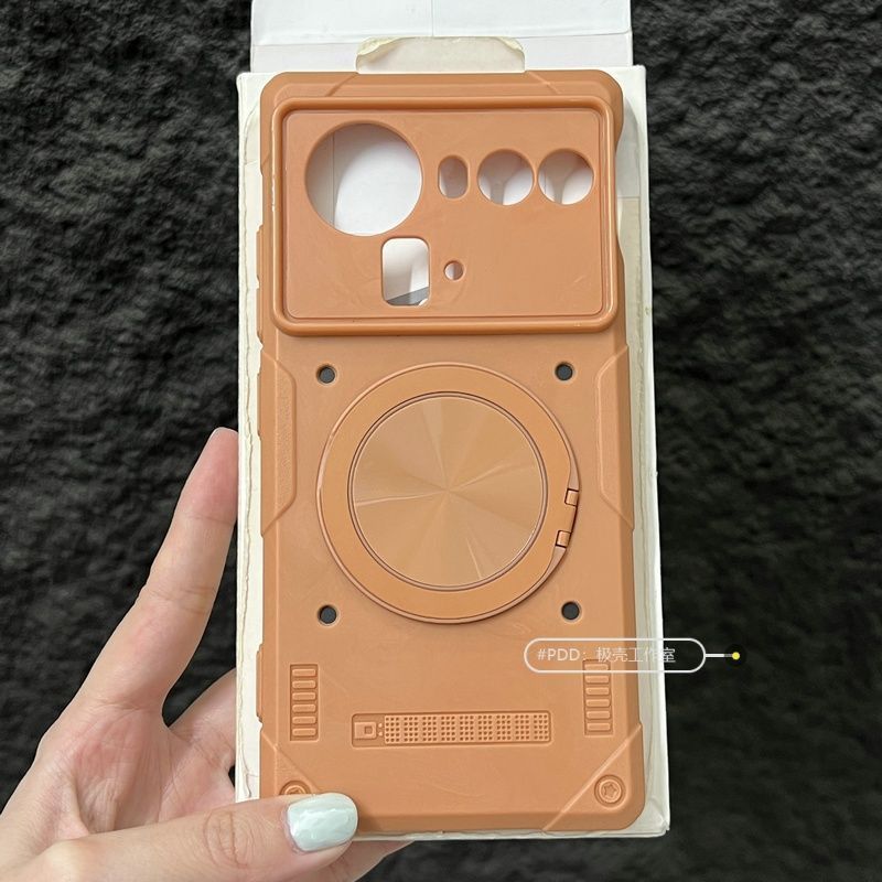 สําหรับเคสโทรศัพท์ Nubia Z80Ultra Z70Ultra Mecha สไตล์วงเล็บหมุนหนา Shock-proof Soft Case