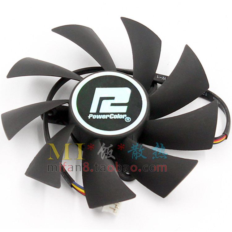 จัดส่งฟรี Dylan Hengjin R9 270 HD7870 HD7850 Hengjin Cool Energy + OC Dual Ball พัดลมการ์ดกราฟิก