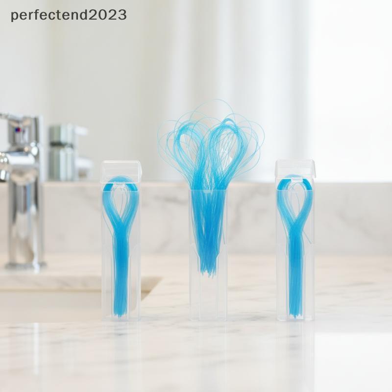 [perfectend] Floss Threader 50 ชิ้นคู่มือลวดนุ่มสุขอนามัยช่องปากทําความสะอาดเครื่องมือสําหรับผู้ใหญ่