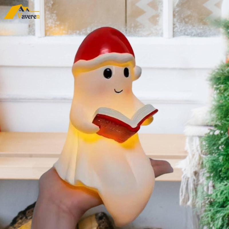 [Vaveren] Ghost Night Light น่ารัก Ghost Night Light Ghost โคมไฟ Ghost รูปปั้น Ghost เครื่องประดับเร