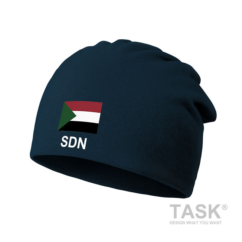 Sudan Sudan ฟุตบอลแห่งชาติบางหมวก Sleeping Pile หมวกผู้ชายผู้หญิง Bib Headscarf ฤดูใบไม้ผลิฤดูใบไม้ร