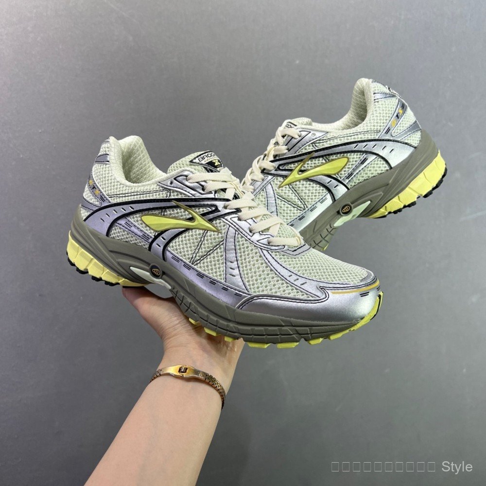 Brooks Adrenaline GTS 10 รองเท้าวิ่งสําหรับผู้ชายและผู้หญิงรองเท้าผ้าใบ Unisex คู่ตาข่าย Retro รองเท