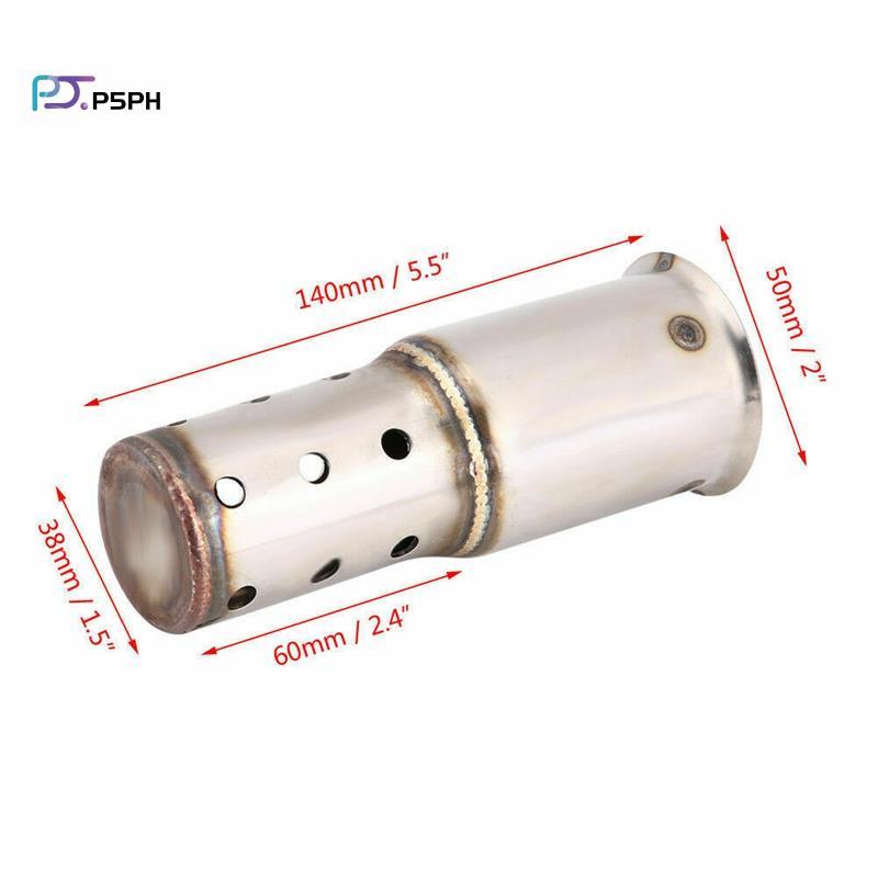 Universal 51 มม.ท่อไอเสียรถจักรยานยนต์ท่อ DB Noise Sound Eliminator