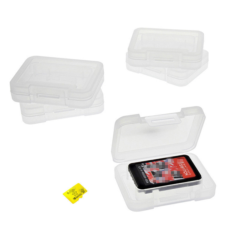 Nintendo NS1/NS2 OLED NS Lite เกม Cassette Case การ์ดหน่วยความจําโปร่งใสกล่องเก็บเดี่ยว