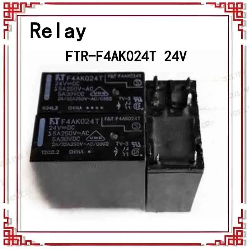 10 ชิ้น/ล็อตใหม่ FTR-F4AK024T 24V F4AK024T TT-F4AK024T 24vdc รีเลย์