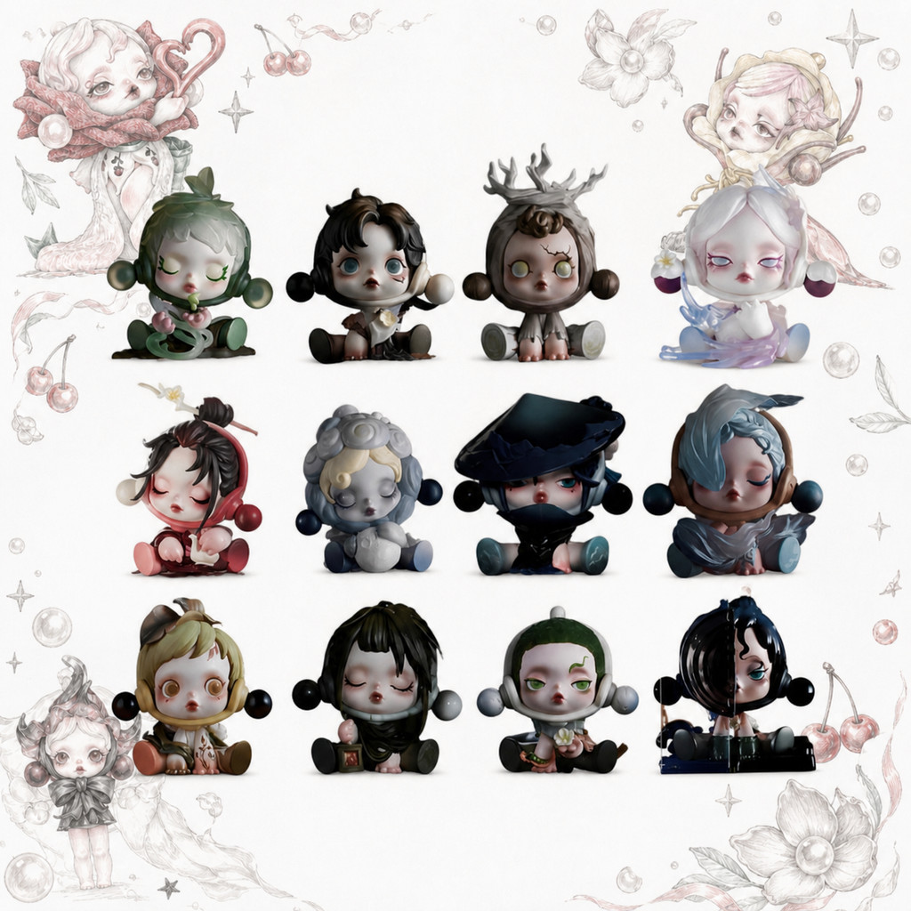 POPMART SKULLPANDA POPMART SKULLPANDA POPMART SKULLPANDA POPMART Series Mystery Box อินเทรนด์