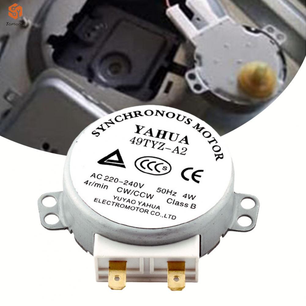 มอเตอร์ซิงโครนัส 49TYZ-A2 5-6 Rpm 50/60Hz มอเตอร์สํารองแผ่นเสียงโลหะ