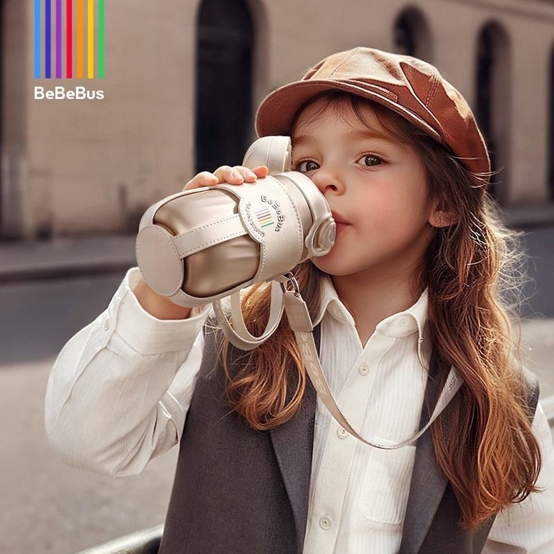 Be.Bus.Bus.Bus.Diamond Small Month Age Thermos Cup Infant Baby Water Cup 6 Month Over 1-3 Years Stra