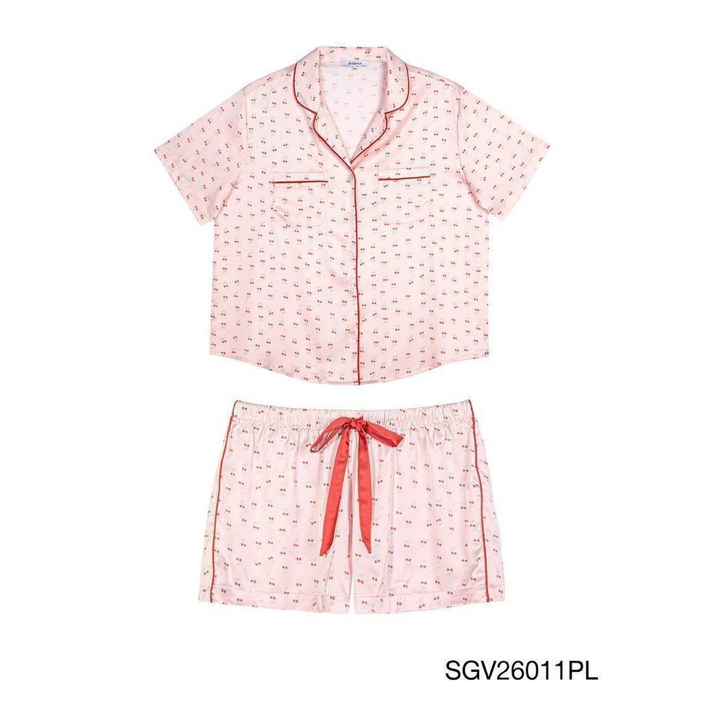 เซ็ตชุดนอน เสื้อแขนสั้น กางเกงขาสั้น รหัส SVG26011 — صورة 4