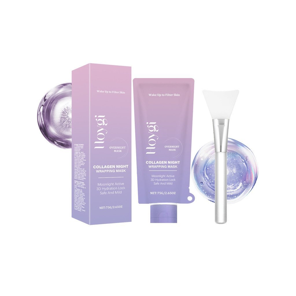 Hoygi Collagen Moisturizing Peeling Mask Gentle Moisturizing Smoothing Delicate Care บํารุงผิวหน้า U