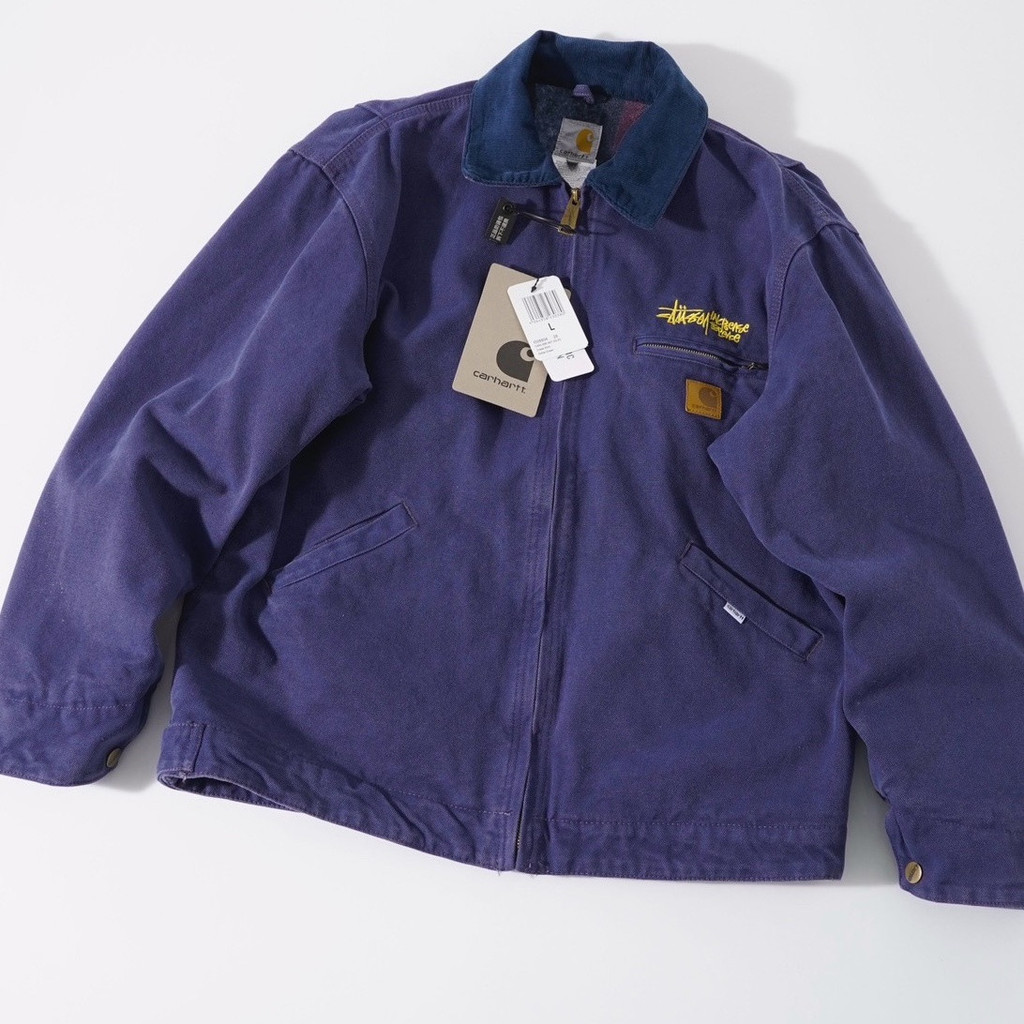 FWE4 CAR* J97Collaborative design lapel workwear American style unisex vintage canvas autumn and win
