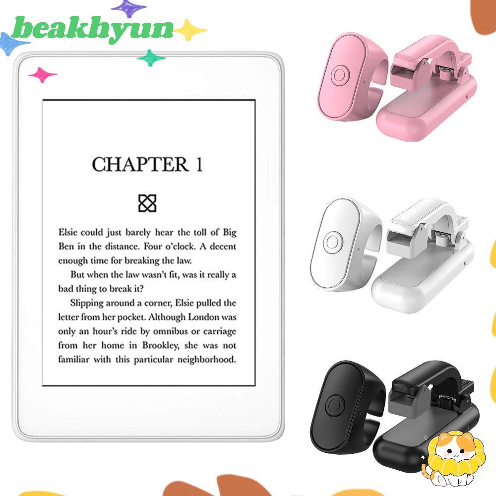 BYUN Page Turner Remote, Lightweight E-book Page Turner, ABS 2-in-1 Record Triggers สําหรับจุดบันทึก