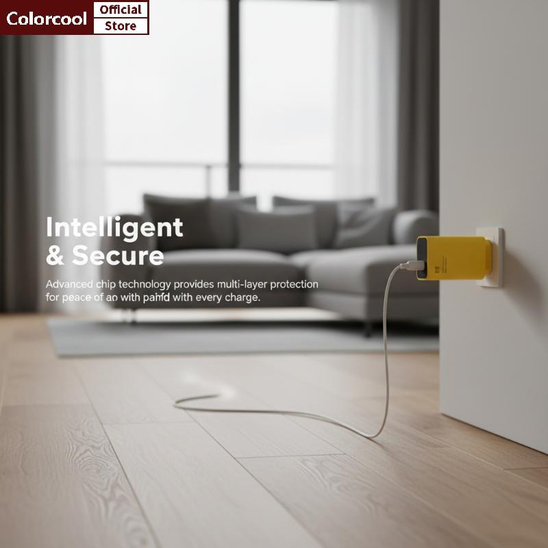 TH 67W Qui Charge Type-C Wall Adapter Elbow Design Fast Charging USB ชาร์จโทรศัพท์สําหรับของขวัญส่วน