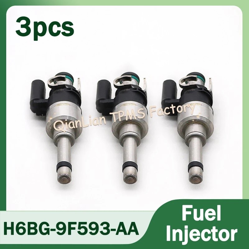 HZY 3 ชิ้น H6BG-9F593-AA H6BG9F593AA H6BG-9F593-AB H6BG9F593AB หัวฉีดน้ํามันเชื้อเพลิงสําหรับ Ford F
