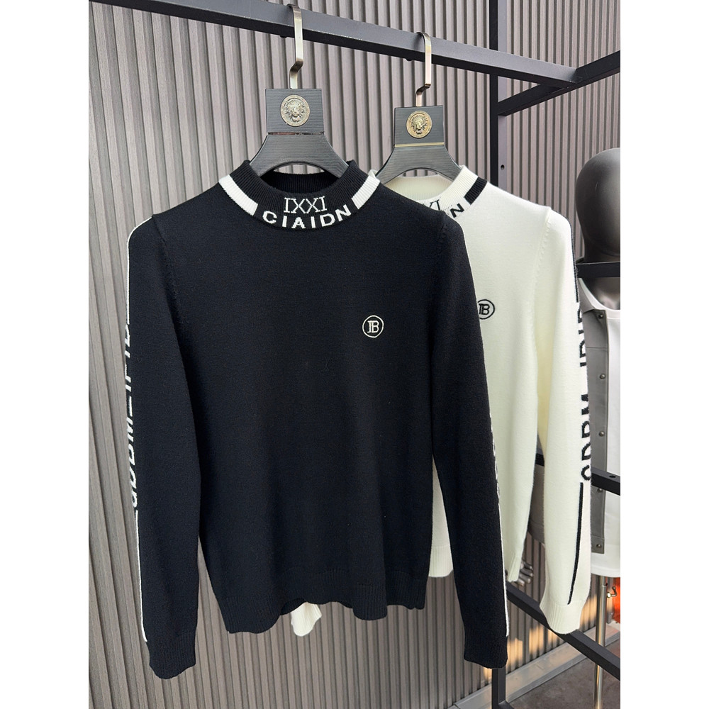 Svip ~ Temperament Elegant Layered Jacquard เย็บปักถักร้อยฤดูใบไม้ร่วงฤดูหนาวผู้ชายครึ่งคอเต่า Comfo