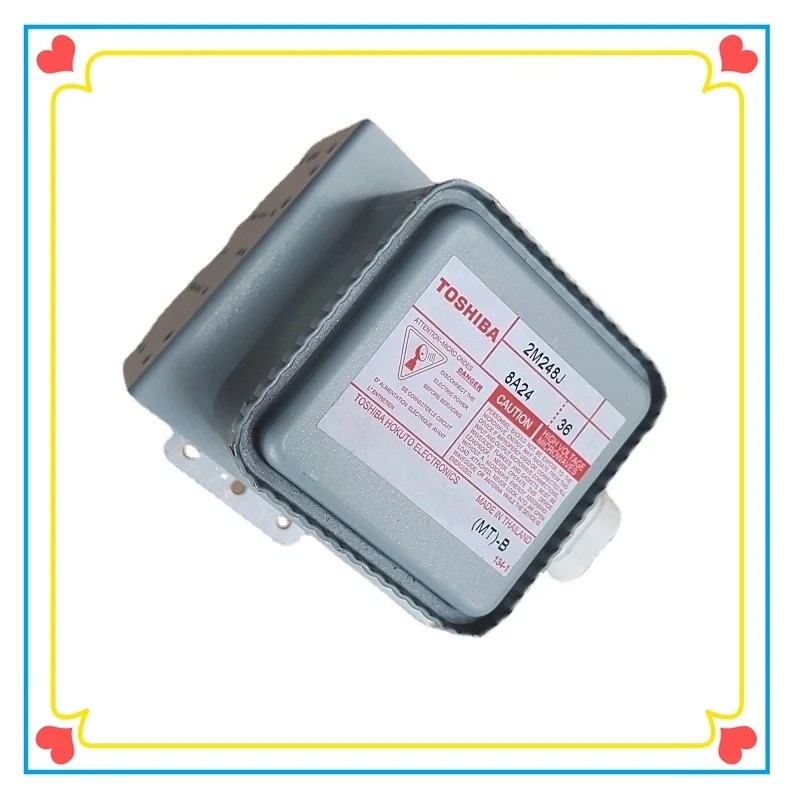 HZY เตาอบไมโครเวฟ 2M248J สําหรับเตาอบไมโครเวฟ Toshiba Magnetron สําหรับ 2M248J Air-Cooled Magnetron 