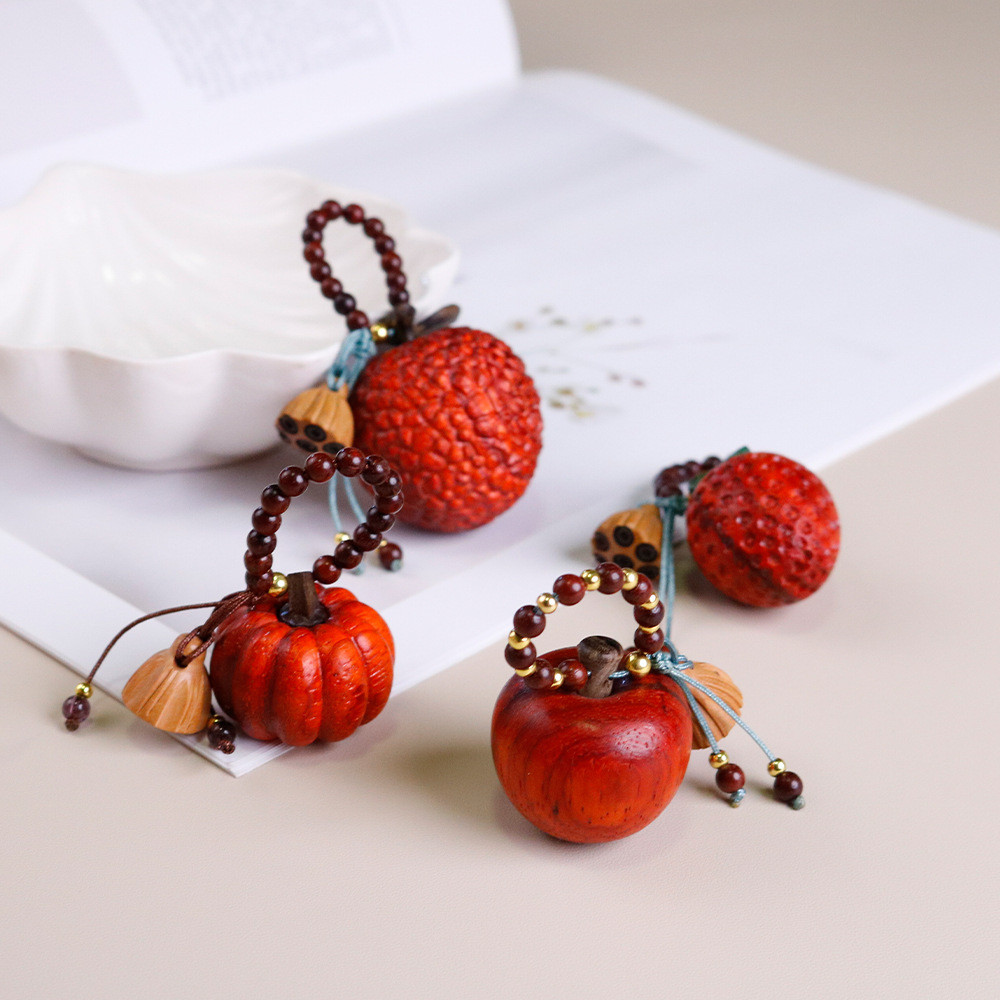 Duobao Lychee Orange Fruit Series Hand Twist Loose Buckle Bag Pendant Creative Pendant